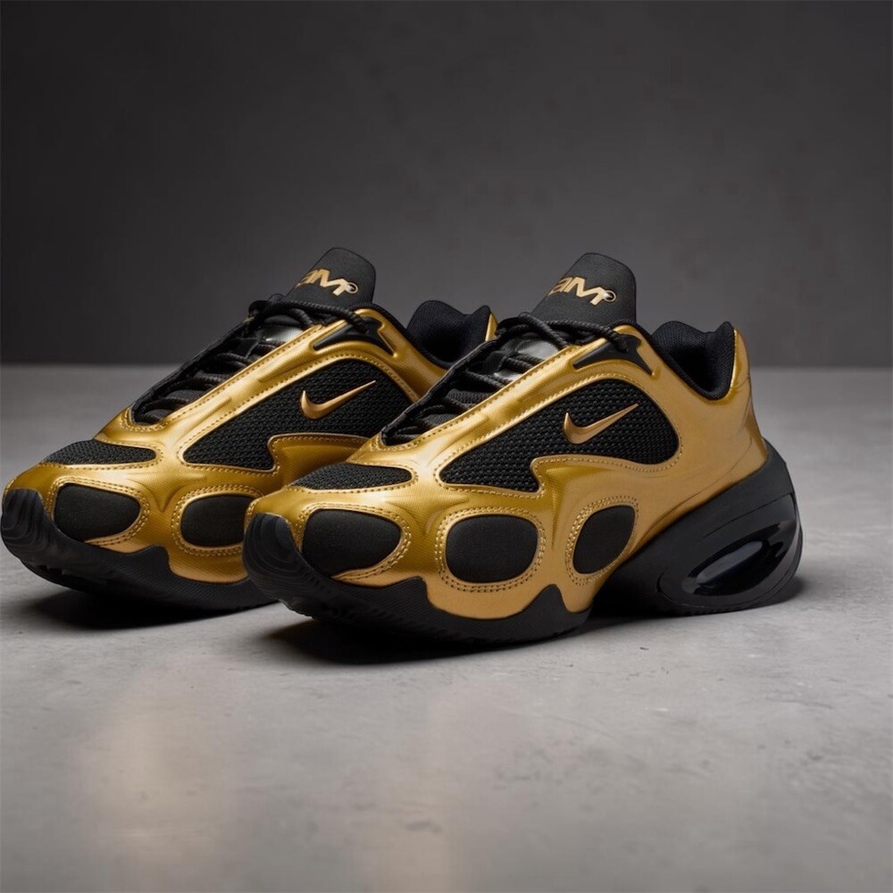 Nike Air Max Muse Women's Sneakers Metallic Gold/Black Size 6